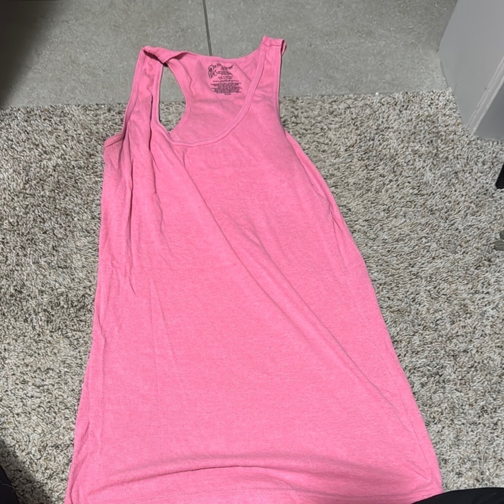 No Boundaries- Pink Sleeveless Backless Tank Top